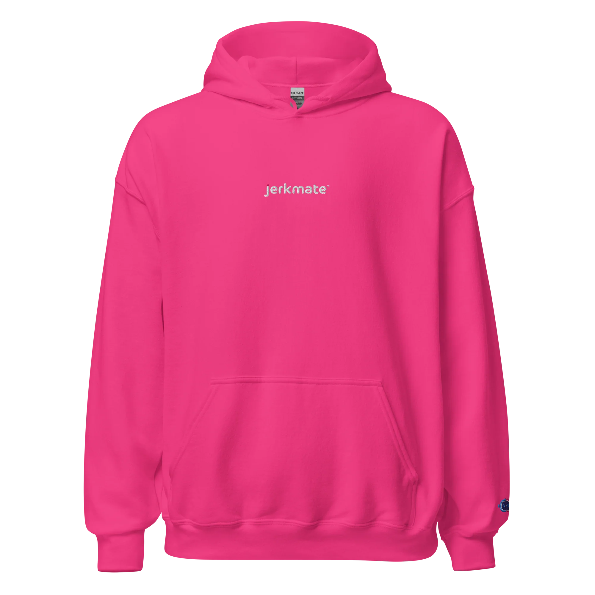 Jerkmate Embroidered Hoodie Dark Mode - Image 3