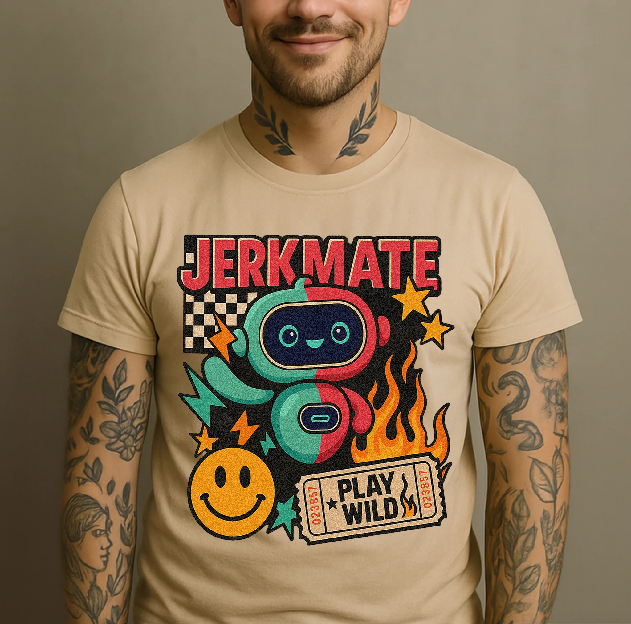 Jerky Play Wild T-Shirt - Image 3